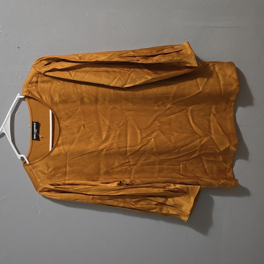 Karl Lagerfeld Pleated Sleeve blouse